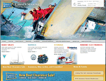Tablet Screenshot of larsenmarine.com